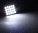 Світлодіодний модуль (панель) 20LED 5050 з перехідниками для салону та номера T4W W5W 24V Білий - Зображення 4