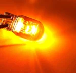 Автомобільна лампа із цоколем 7440 T20 W21W 12V Chrome Amber Жовта - Зображення 2