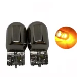 Автомобільна лампа із цоколем 7440 T20 W21W 12V Chrome Amber Жовта - Зображення 3