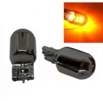 Автомобільна лампа із цоколем 7440 T20 W21W 12V Chrome Amber Жовта