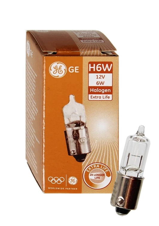 3881847128_avtomobilna-lampa-iz Автомобільна лампа із цоколем H6W 12V 6W CE Extra Life Біла - Зображення 1