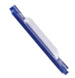 Світлодіодний модуль COB 70*20*3мм 24V Синій з розсіювачем - Зображення 3