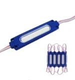 Світлодіодний модуль COB 70*20*3мм 24V Синій з розсіювачем