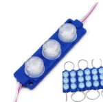 Світлодіодний модуль 12V 3SMD 3030 Синій з розсіювачем