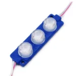 Світлодіодний модуль 12V 3SMD 3030 Синій з розсіювачем - Зображення 4
