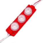 Світлодіодний модуль 12V 3SMD 3030 Червоний із розсіювачем