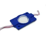 Світлодіодний модуль Cob 12V 45х30мм Синій із розсіювачем - Зображення 3