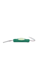 Світлодіодний модуль Cob 12V 45х30мм Зелений із розсіювачем - Зображення 3