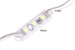 Світлодіодний модуль 3SMD 5630 40*12mm 0,6W Білий - Зображення 2