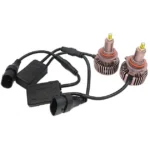 Автомобільні світлодіодні лампи з цоколем H11 CG з радіатором і вентилятором 360 5000k 6000Lm 12-24v - Зображення 2