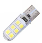 Світлодіодна лампа Т10 W5W 12SMD 2835 з обманкою 12V Біла - Зображення 3