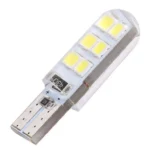Світлодіодна лампа Т10 W5W 12SMD 2835 з обманкою 12V Біла