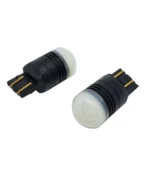 Світлодіодна лампа 7443 T20 W21/5W W3x16q 9SMD 3028 12V з матовою лінзою Біла