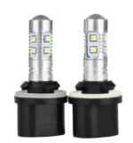 Світлодіодна лампа з цоколем H27 (881) 10SMD 2323 12V Біла - Зображення 2