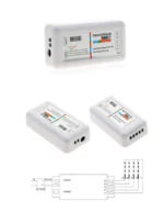 Контролер для RGB стрічки ОЕМ 24А 288 W 12-24V 8 кнопок 6 каналів - Зображення 2