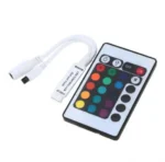 Контролер для RGB стрічки ОЕМ 6А IR інфрачервоний 24 кнопки  DC 12-24V міні - Зображення 3