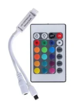 Контролер для RGB стрічки ОЕМ 6А IR інфрачервоний 24 кнопки  DC 12-24V міні