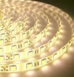 Світлодіодна стрічка OEM ST 60 SMD на метр 5050 12V Білий теплий 1 метр (відрізна) самоклеюча - Зображення 4