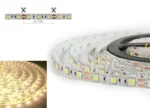Світлодіодна стрічка OEM ST 60 SMD на метр 5050 12V Білий теплий 1 метр (відрізна) самоклеюча