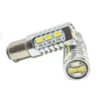 Двоколірна світлодіодна лампа з цоколем BAY15d P21W/5 22SMD 5730 12V Білий Жовтий з обманкою - Зображення 3