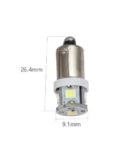 Світлодіодна лампа T4W 5SMD 2835 Білий 6.3-12V - Зображення 3