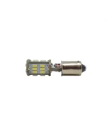 Світлодіодна лампа T4W Ba9s 30 SMD 3014 300Lm із режимом стробоскоп (два режими роботи) 12V Біла - Зображення 2