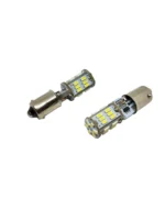 Світлодіодна лампа T4W Ba9s 30 SMD 3014 300Lm із режимом стробоскоп (два режими роботи) 12V Біла