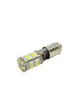 Світлодіодна лампа T4W Ba9s 30 SMD 3014 300Lm із режимом стробоскоп (два режими роботи) 12V Біла - Зображення 3