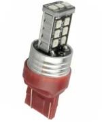 Світлодіодна лампа 7443 T20 W21/5W W3x16q 15SMD 2835 9-24V драйвер обманка Червона - Зображення 3