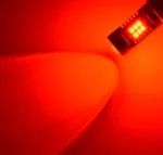 Світлодіодна лампа 7443 T20 W21/5W W3x16q 21SMD 2835 12 V з драйвером Червона - Зображення 3