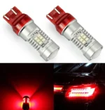 Світлодіодна лампа 7443 T20 W21/5W W3x16q 21SMD 2835 12 V з драйвером Червона