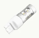Світлодіодна лампа 7443 T20 W21/5W W3x16q 10SMD CREE 12V 1320Lm з лінзою Біла - Зображення 2