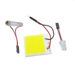 Світлодіодний модуль (панель) COB білий із перехідниками 48 LED