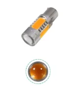 Світлодіодна лампа з цоколем 1156 BA15s P21W з лінзою 7,5W Жовта - Зображення 4