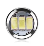 Світлодіодна лампа з цоколем 1156 BA15s P21W 33SMD 5630 12V Біла з драйвером і лінзою - Зображення 3