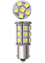 Світлодіодна лампа з цоколем 1156 BA15s P21W 27 SMD 5050 12V Білий - Зображення 3