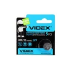 Батарейка літієва Videx CR1216 3V 5034LC
