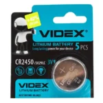 Батарейка літієва Videx CR2450 3V 5029LC
