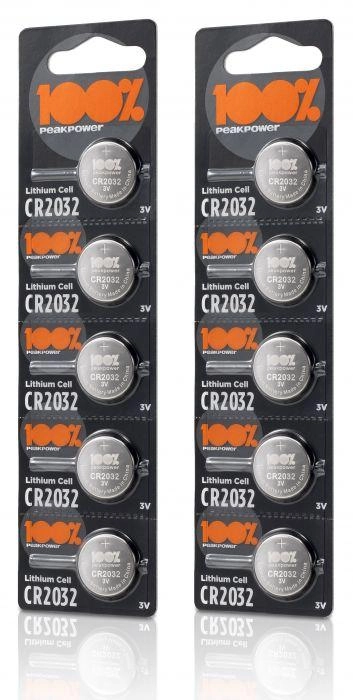3924674137_batarejka-litiyeva-peak Батарейка літієва Peak Power CR2032 3V - Зображення 1