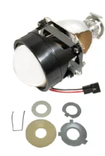 Біксенонова лінза Н1 2,5 дюйма з перехідними кільцями Н4 та Н7 МЕТАЛ