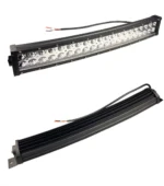 Світлодіодна LED балка панорамна додаткова фара 40 LED 120W C5 Дальне світло вигнута - Зображення 3