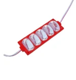 Світлодіодний модуль 5 smd 5050 із лінзами Червоний