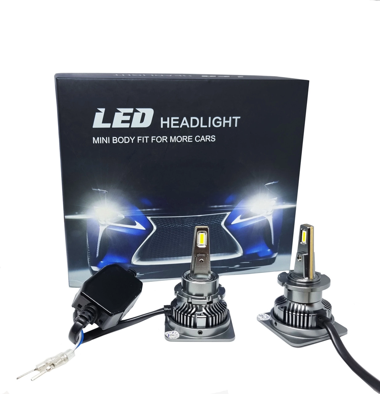 3952301522_avtomobilni-svitlodiodni-lampi Автомобільні світлодіодні лампи з цоколем D1, D2, D3, D2H 80W 16000Lm DC12-24V 16000Lm - Зображення 1