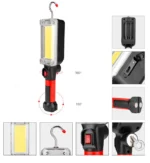 Ліхтар світлодіодний з магнітним кріпленням та гачком для підвішування - Зображення 2