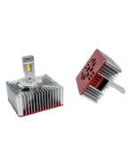 Автомобільні світлодіодні лампи з цоколем D5S 12 Led +380% комплект - Зображення 2