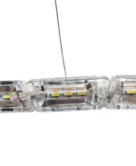 Гнучкі ДХО Crystal LED з функцією повороту, Динамічні ДХО з поворотом, гнучкі кристали 16 секцій стиль AUDI - Зображення 2