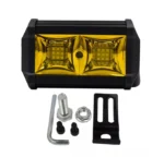 Светодиодная балка (дополнительная фара) 18 LED 54W Жовта 13 см - Зображення 2