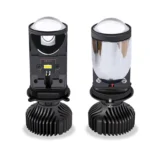 Комплект світлодіодних лінз з активним охолодженням Y9 BI-LED H4 mini 35/45W 5500K 12V 24V - Зображення 4