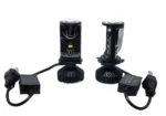 Комплект світлодіодних лінз з активним охолодженням Y9 BI-LED H4 mini 35/45W 5500K 12V 24V - Зображення 2