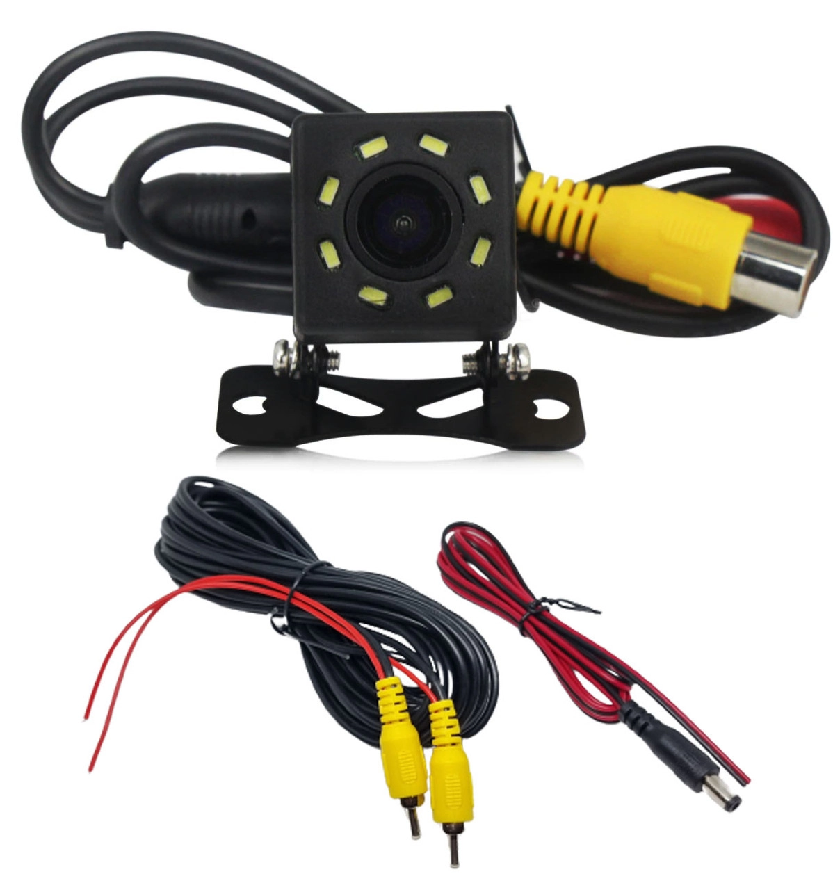 4100679872_universalna-avtomobilna-kamera Універсальна автомобільна камера заднього виду з підсвіткою, універсальне кріплення 8SMD - Зображення 1